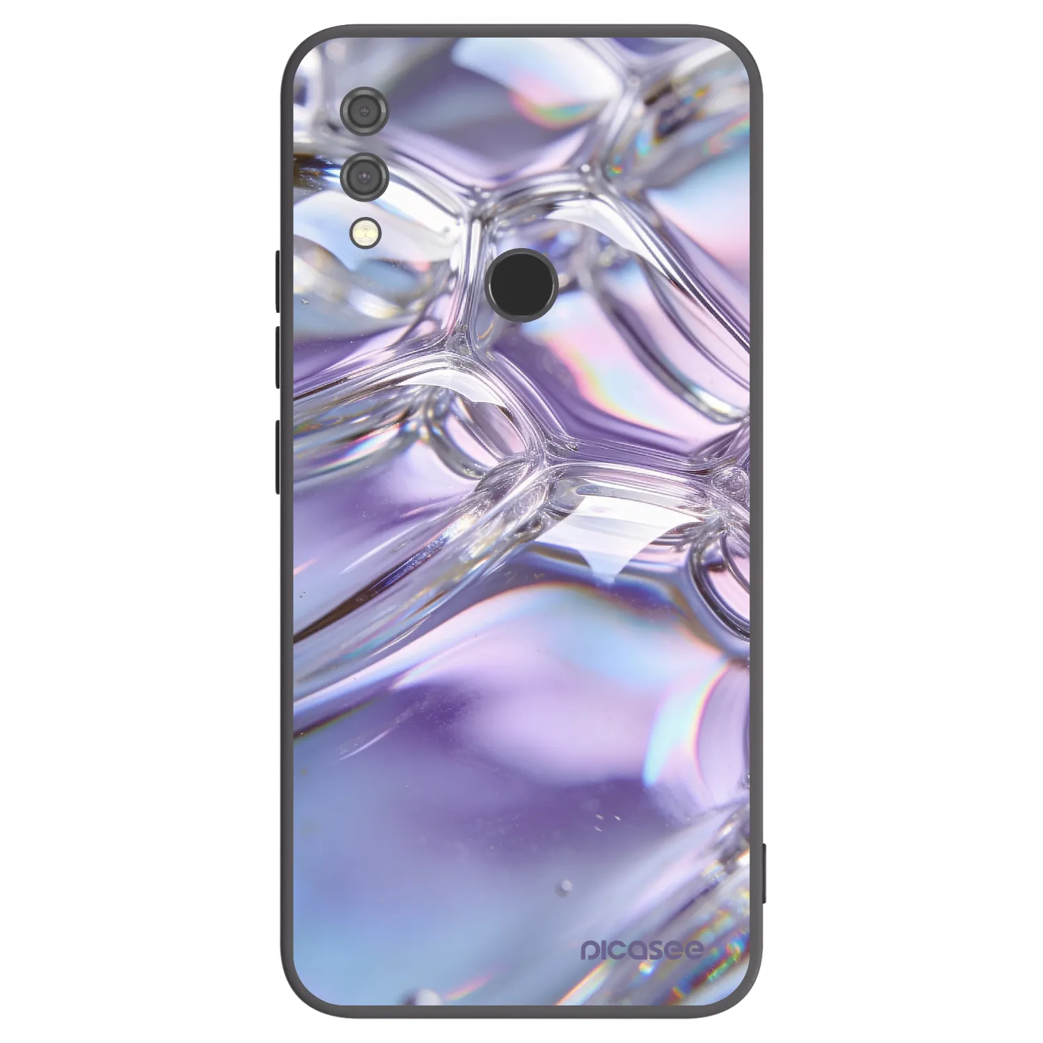 Picasee fekete szilikon tok az alábbi mobiltelefonokra Xiaomi Redmi Note 7 - Iridescent bubbles