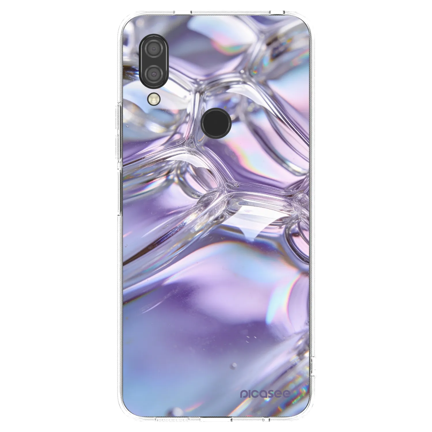Picasee átlátszó szilikon tok az alábbi mobiltelefonokra Xiaomi Redmi 7 - Iridescent bubbles