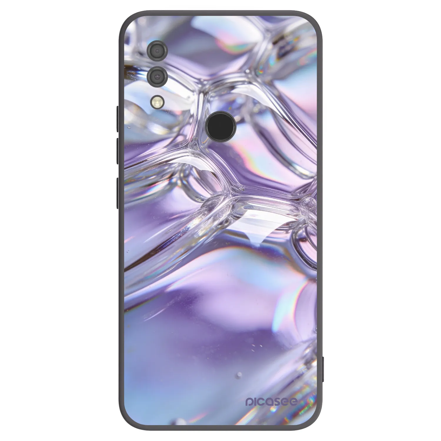 Picasee fekete szilikon tok az alábbi mobiltelefonokra Xiaomi Redmi 7 - Iridescent bubbles