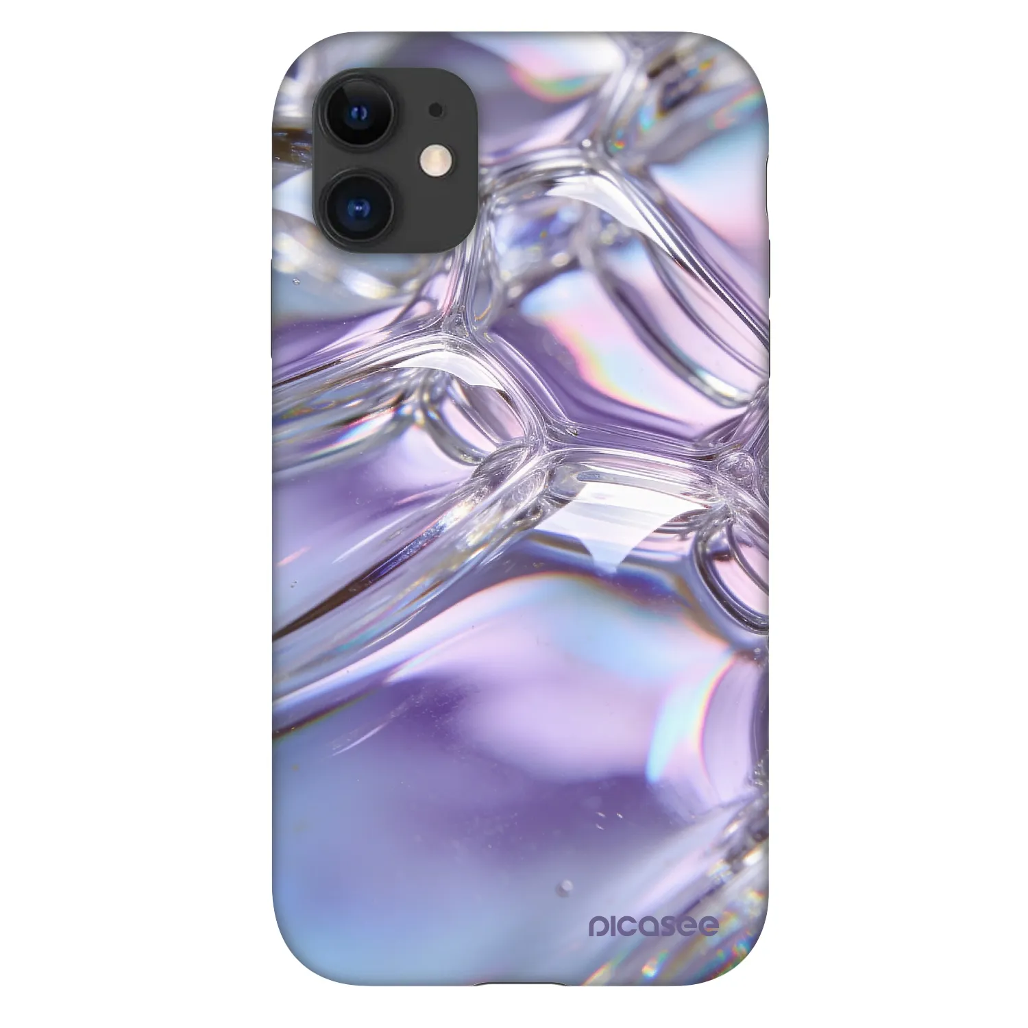 Picasee Fashion Case Apple iPhone 11 - Iridescent bubbles