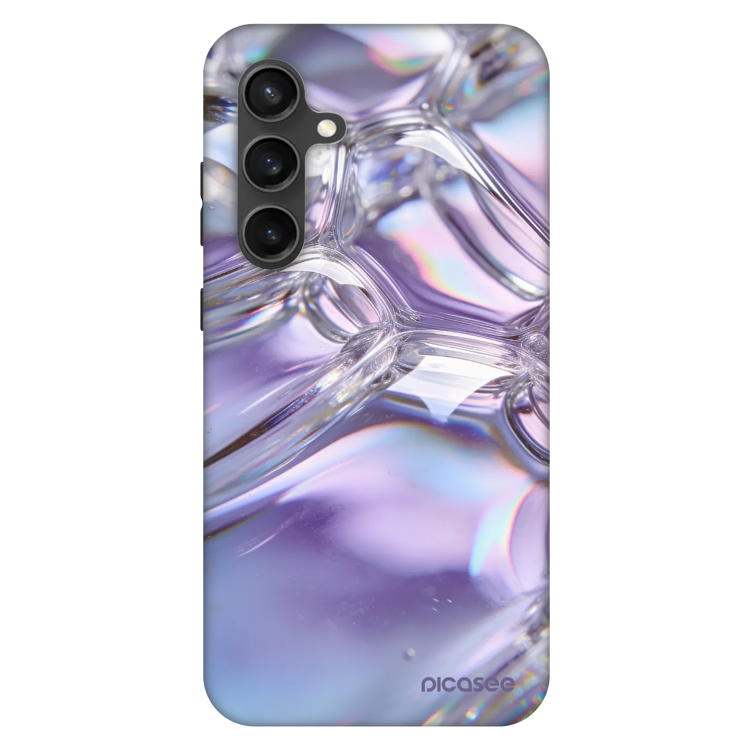Picasee Fashion Case Samsung Galaxy S24 FE S721B - Iridescent bubbles