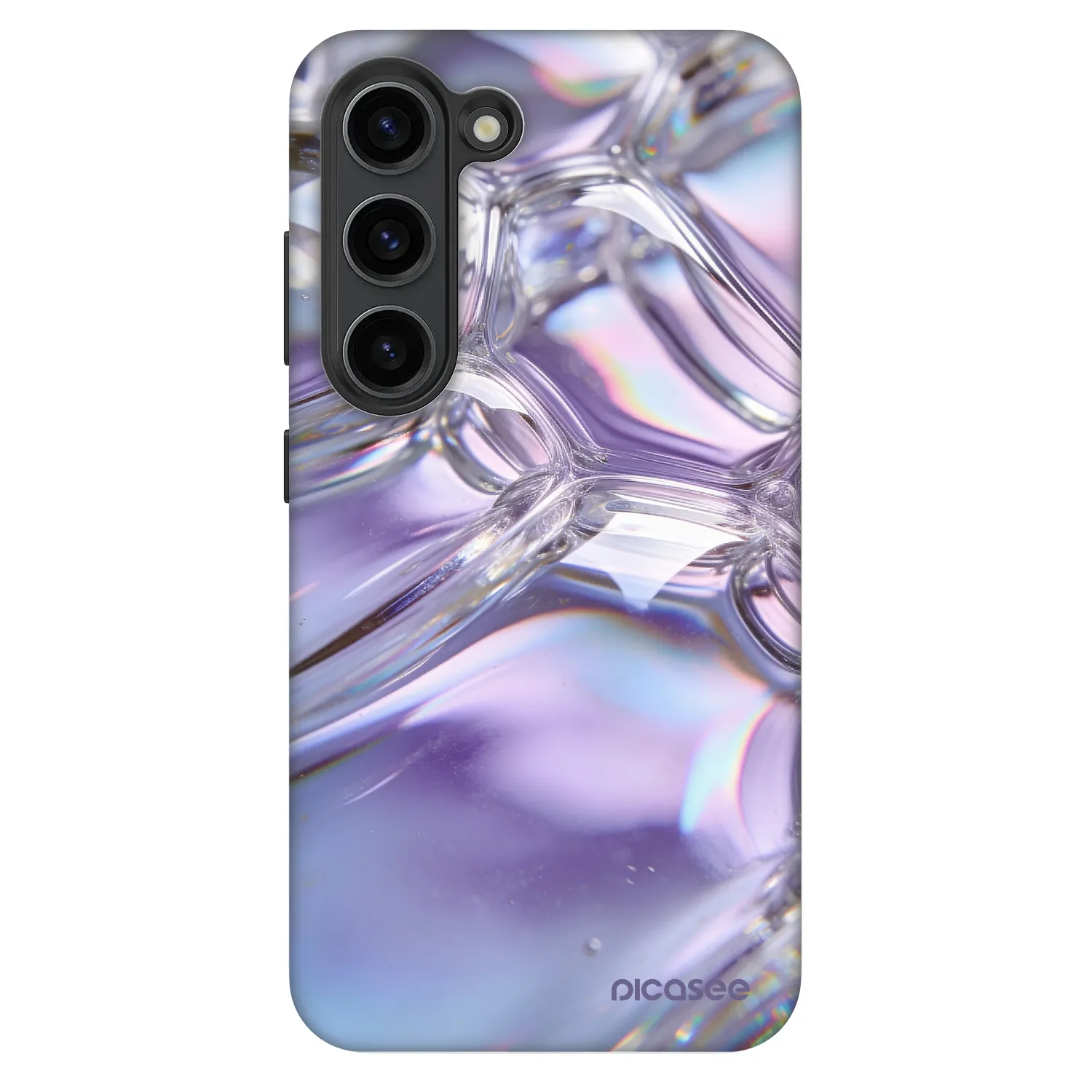 Picasee Fashion Case Samsung Galaxy S23 5G - Iridescent bubbles