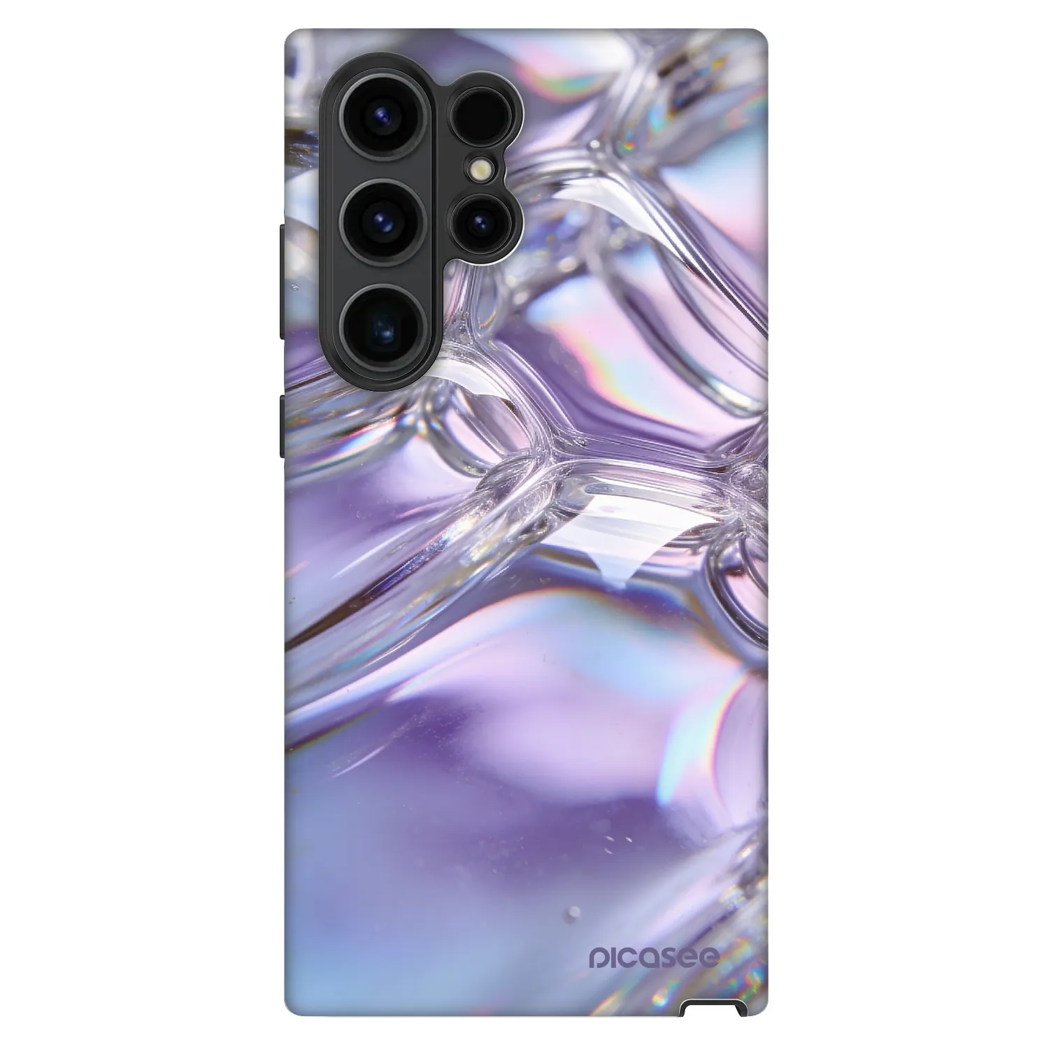 Picasee Fashion Case Samsung Galaxy S22 Ultra 5G - Iridescent bubbles