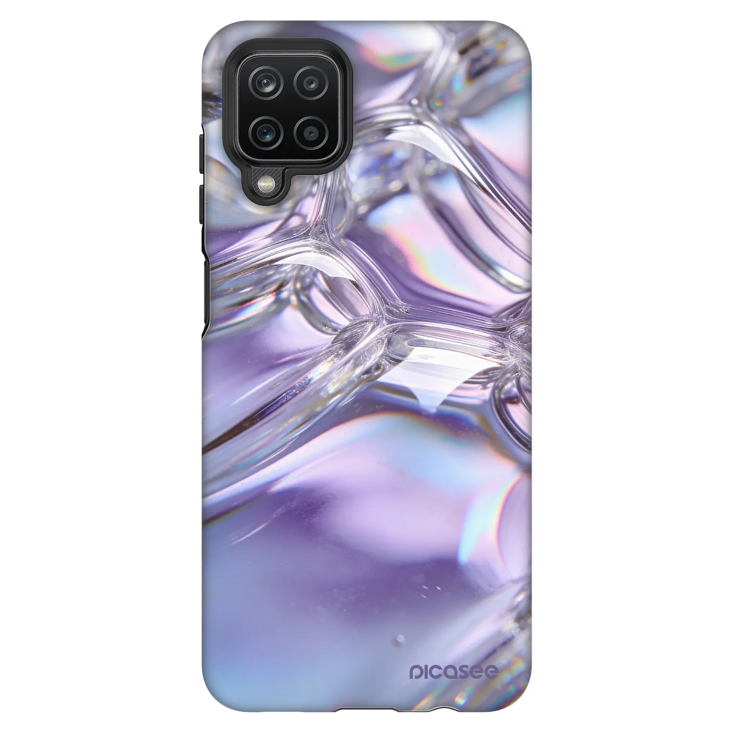 Picasee Fashion Case Samsung Galaxy A12 A125F - Iridescent bubbles