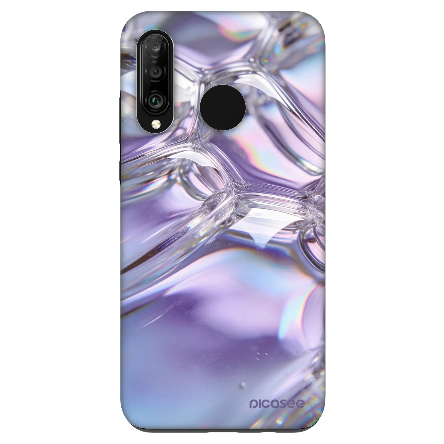 Picasee Fashion Case Huawei P30 Lite - Iridescent bubbles