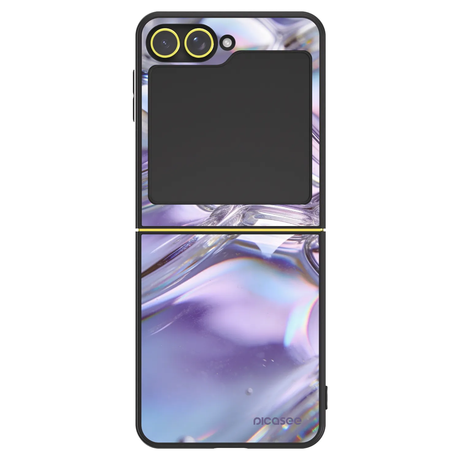 Picasee ULTIMATE CASE Samsung Galaxy Z Flip7 FE 5G - készülékre - Iridescent bubbles