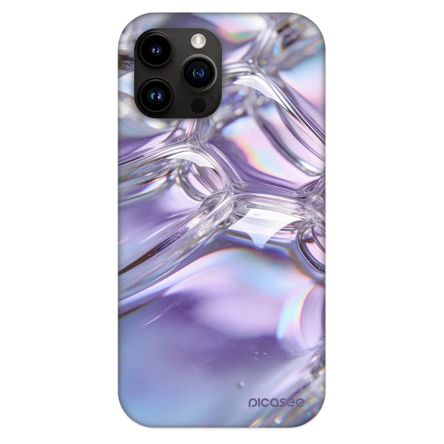 Picasee Fashion Case MagSafe Apple iPhone 13 Pro Max - Iridescent bubbles