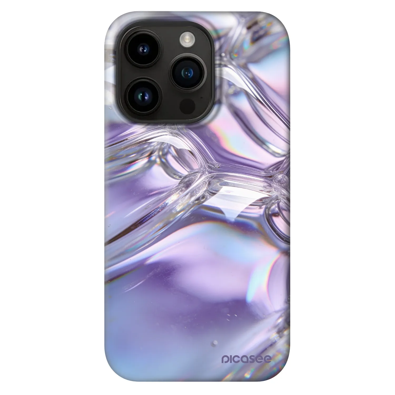 Picasee Fashion Case MagSafe Apple iPhone 14 Pro - Iridescent bubbles
