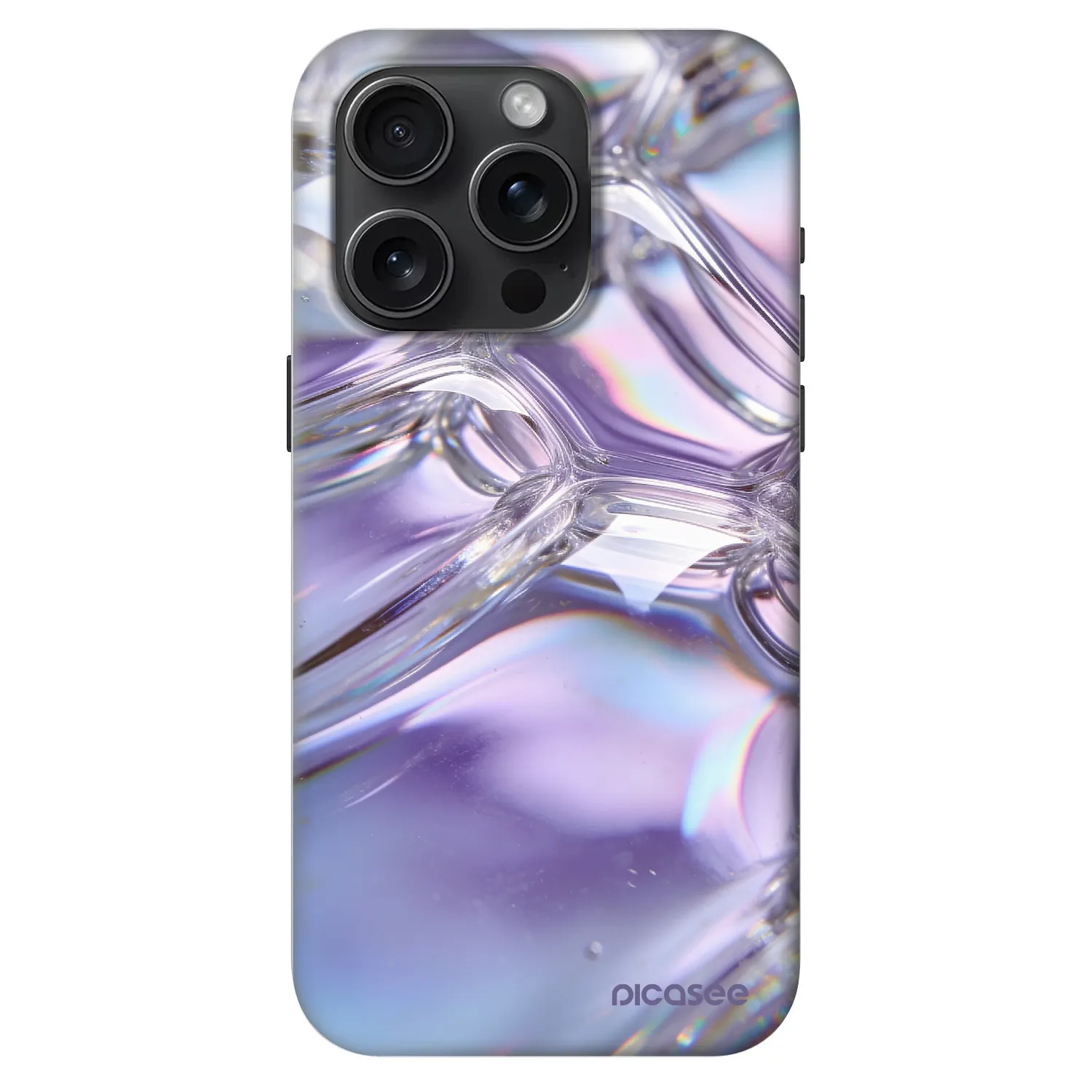 Picasee Fashion Case MagSafe Apple iPhone 15 Pro - Iridescent bubbles