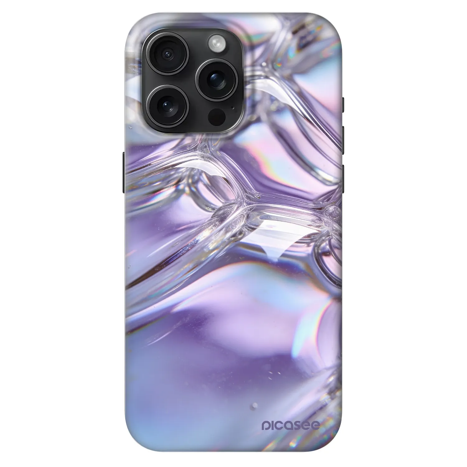 Picasee Fashion Case MagSafe Apple iPhone 15 Pro Max - Iridescent bubbles