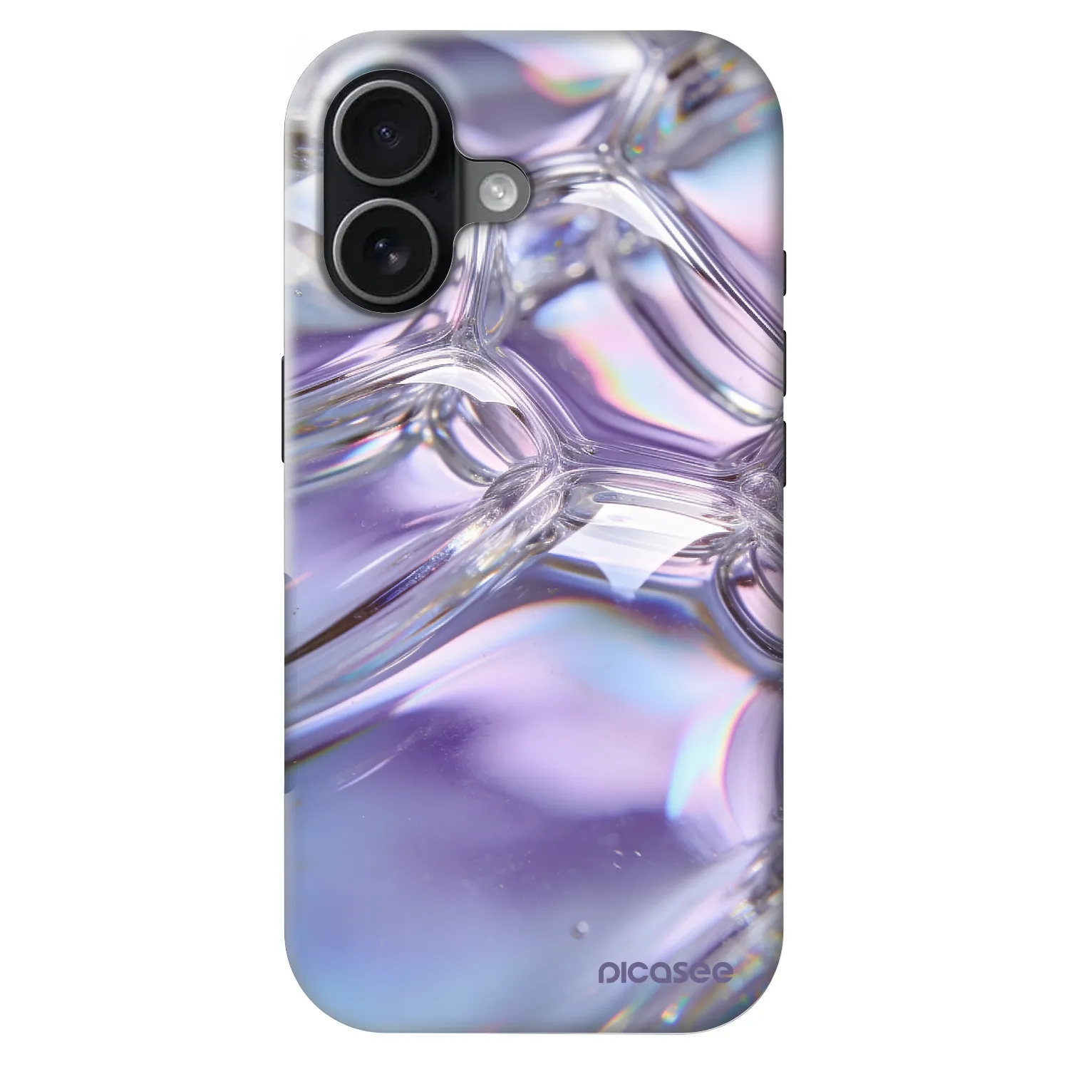 Picasee Fashion Case MagSafe Apple iPhone 17 - Iridescent bubbles