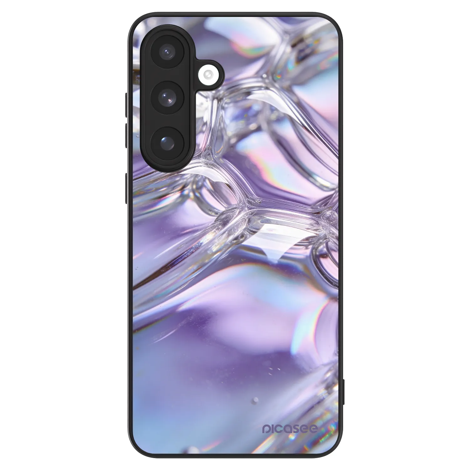 Picasee ULTIMATE CASE PowerShare Samsung Galaxy S25 FE 5G - készülékre - Iridescent bubbles