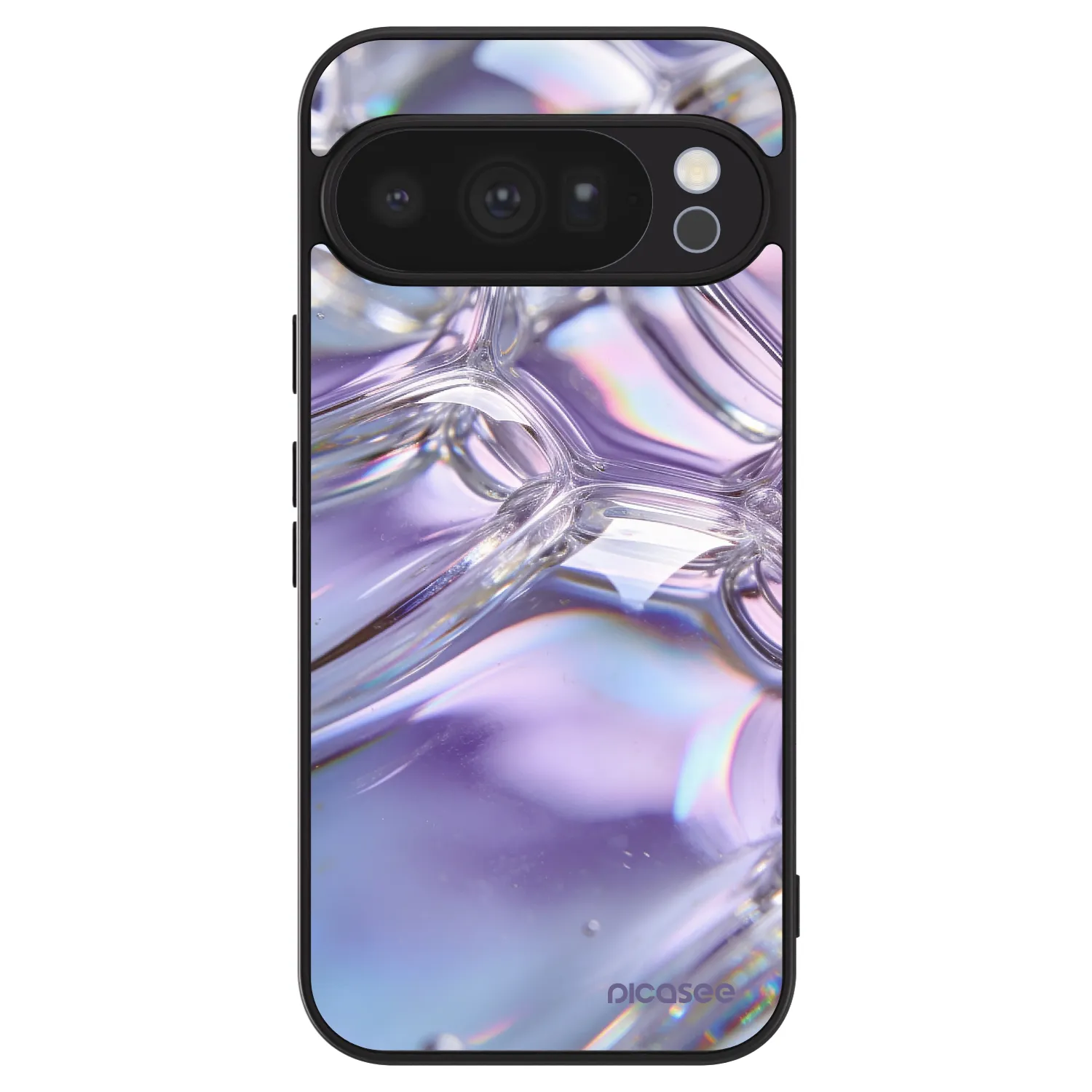 Picasee ULTIMATE CASE Google Pixel 10 Pro - készülékre - Iridescent bubbles