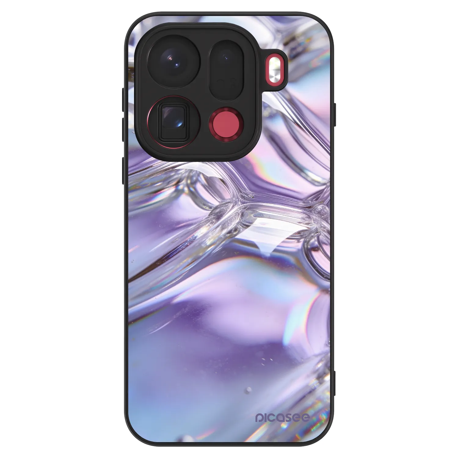 Picasee ULTIMATE CASE OPPO Find X9 Pro - készülékre - Iridescent bubbles