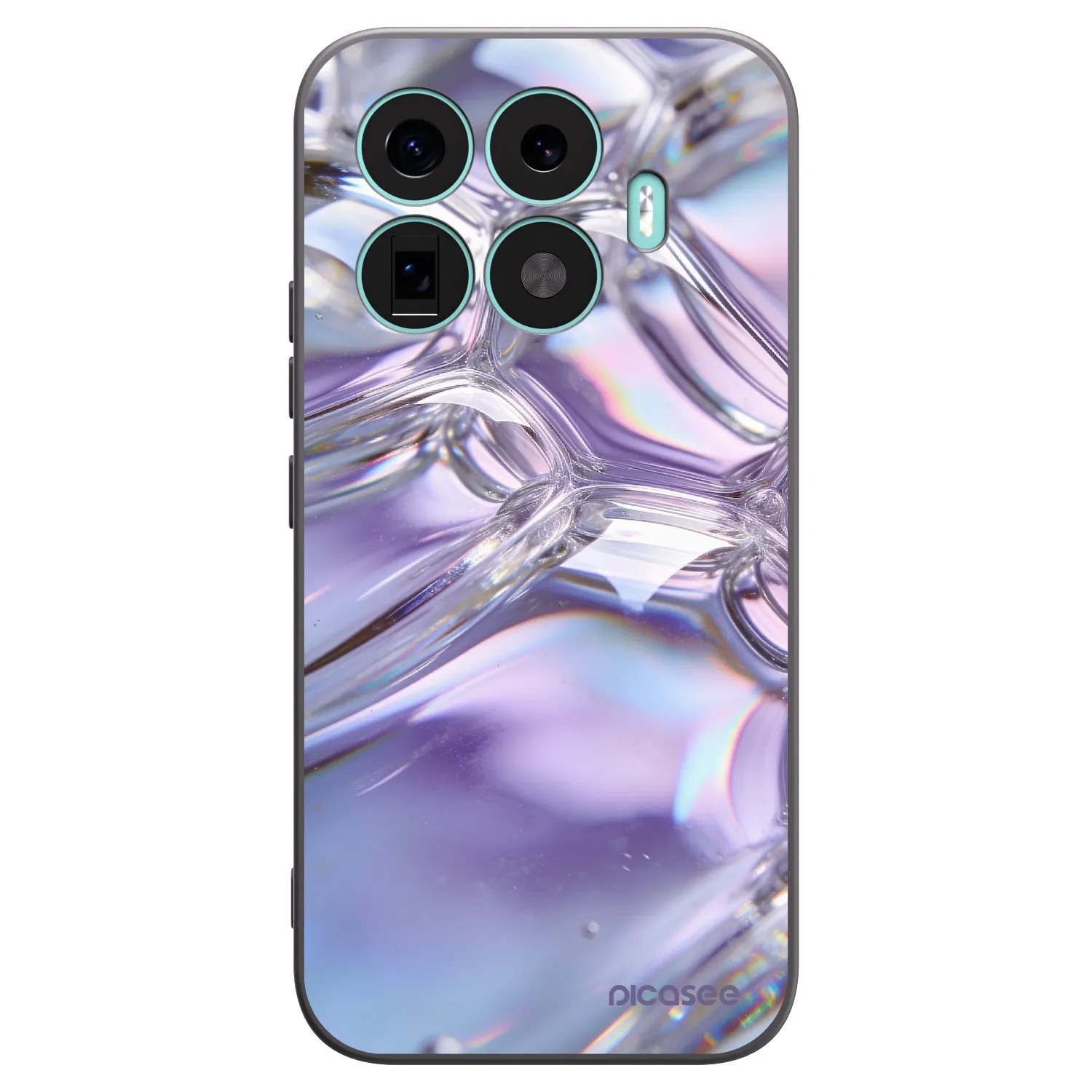 Picasee fekete szilikon tok az alábbi mobiltelefonokra Xiaomi 17T - Iridescent bubbles