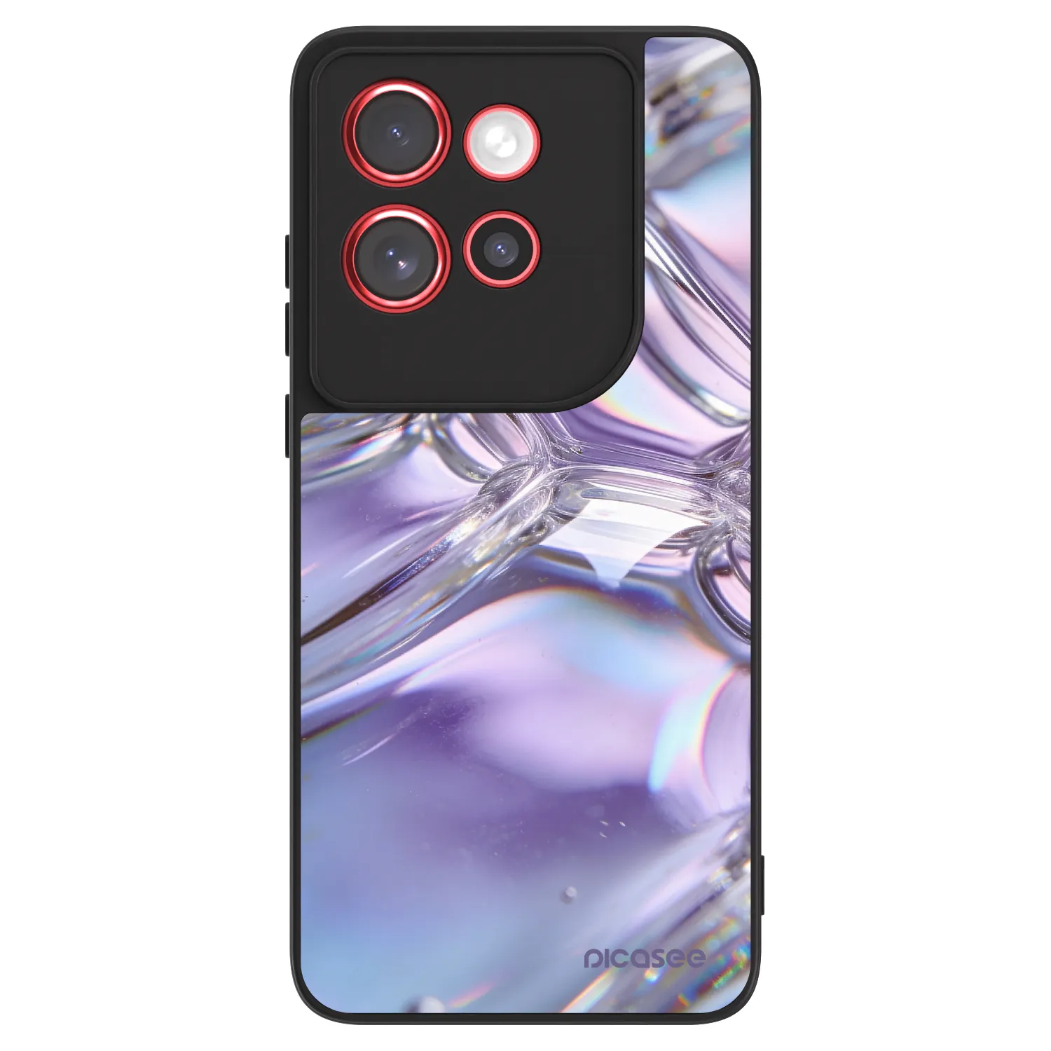 Picasee ULTIMATE CASE Motorola Edge 60 Neo 5G - készülékre - Iridescent bubbles