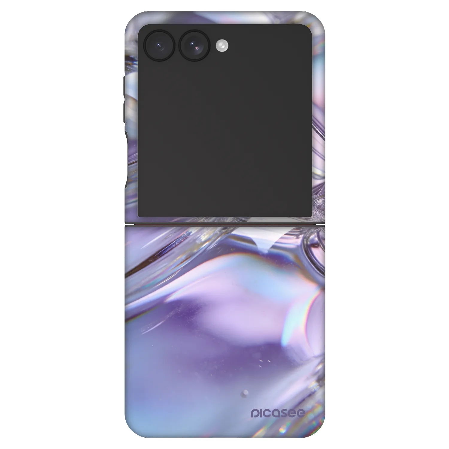 Picasee Fashion Case Samsung Galaxy Z Flip7 5G - Iridescent bubbles