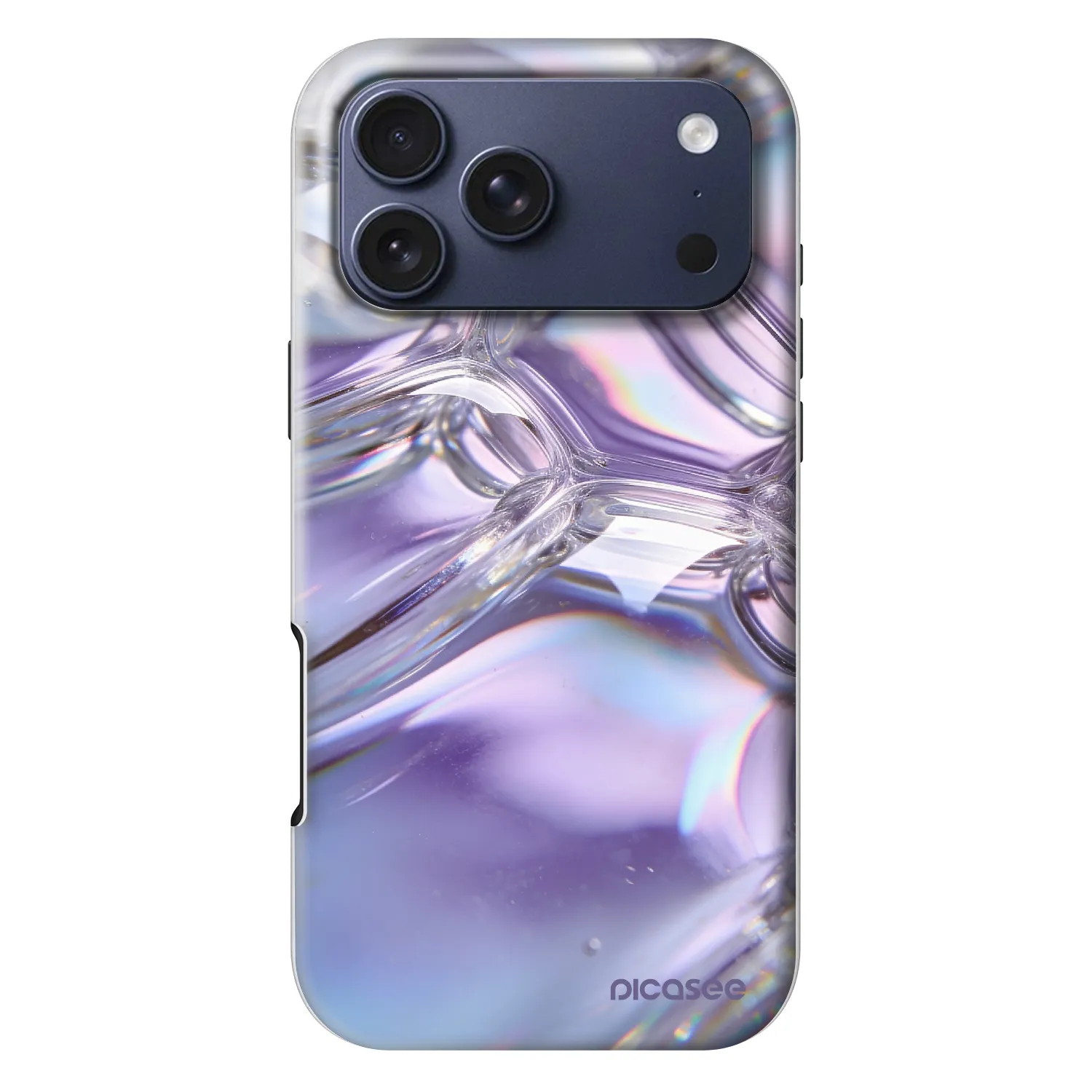 Picasee Fashion Case MagSafe Apple iPhone 18 Pro Max - Iridescent bubbles