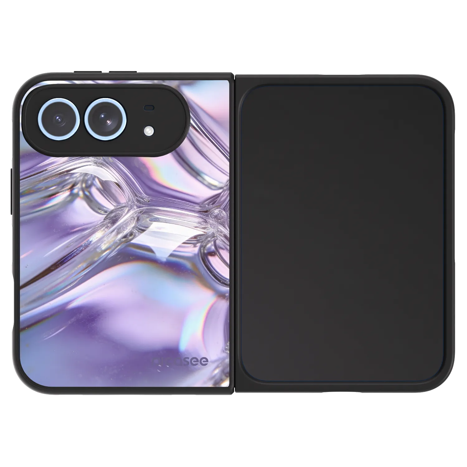 Picasee ULTIMATE CASE MagSafe Apple iPhone Duo - készülékre - Iridescent bubbles