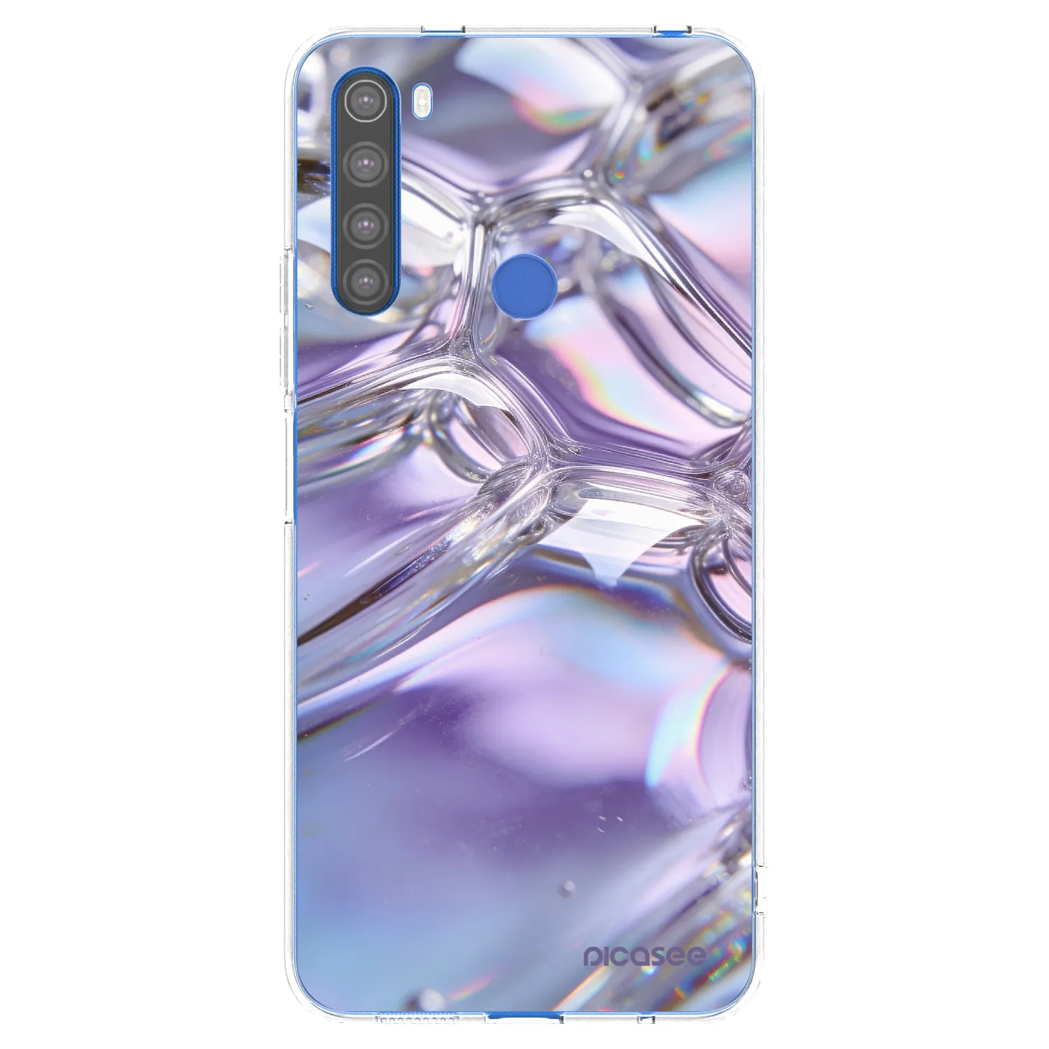 Picasee átlátszó szilikon tok az alábbi mobiltelefonokra Xiaomi Redmi Note 8T - Iridescent bubbles