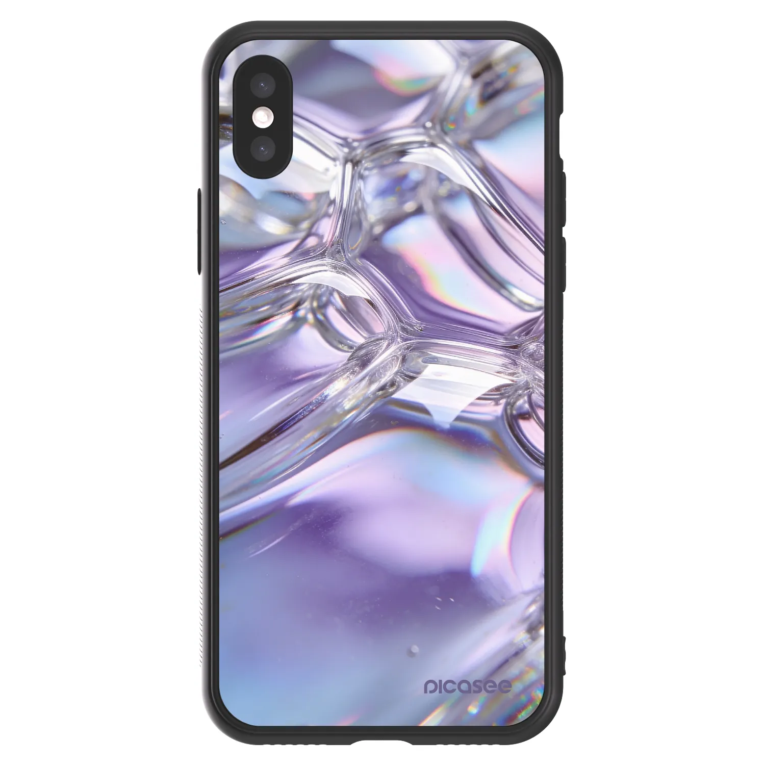 Picasee ULTIMATE CASE Apple iPhone X/XS - készülékre - Iridescent bubbles