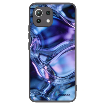 Picasee fekete szilikon tok az alábbi mobiltelefonokra Xiaomi Mi 11 Lite - Iris liquid