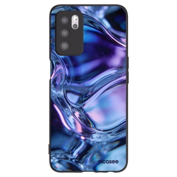 Picasee fekete szilikon tok az alábbi mobiltelefonokra OPPO A16 - Iris liquid