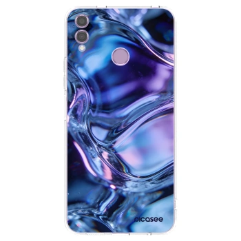 Picasee átlátszó szilikon tok az alábbi mobiltelefonokra Honor 8X - Iris liquid