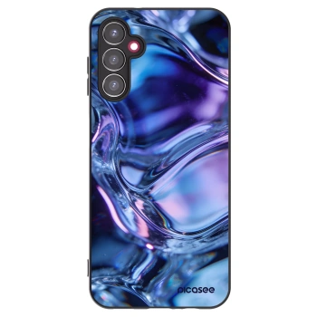 Picasee fekete szilikon tok az alábbi mobiltelefonokra Samsung Galaxy A14 4G A145R - Iris liquid