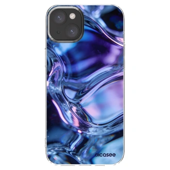 Picasee átlátszó szilikon tok az alábbi mobiltelefonokra Apple iPhone 15 Plus - Iris liquid