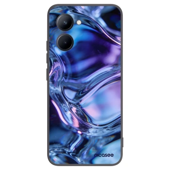 Picasee fekete szilikon tok az alábbi mobiltelefonokra Realme C33 (2023) - Iris liquid