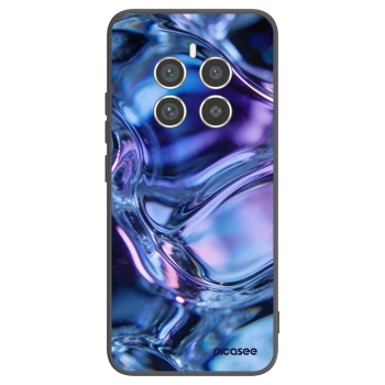 Picasee fekete szilikon tok az alábbi mobiltelefonokra Realme 12 Pro 5G - Iris liquid
