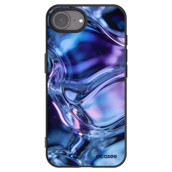Picasee fekete szilikon tok az alábbi mobiltelefonokra Apple iPhone 17e - Iris liquid