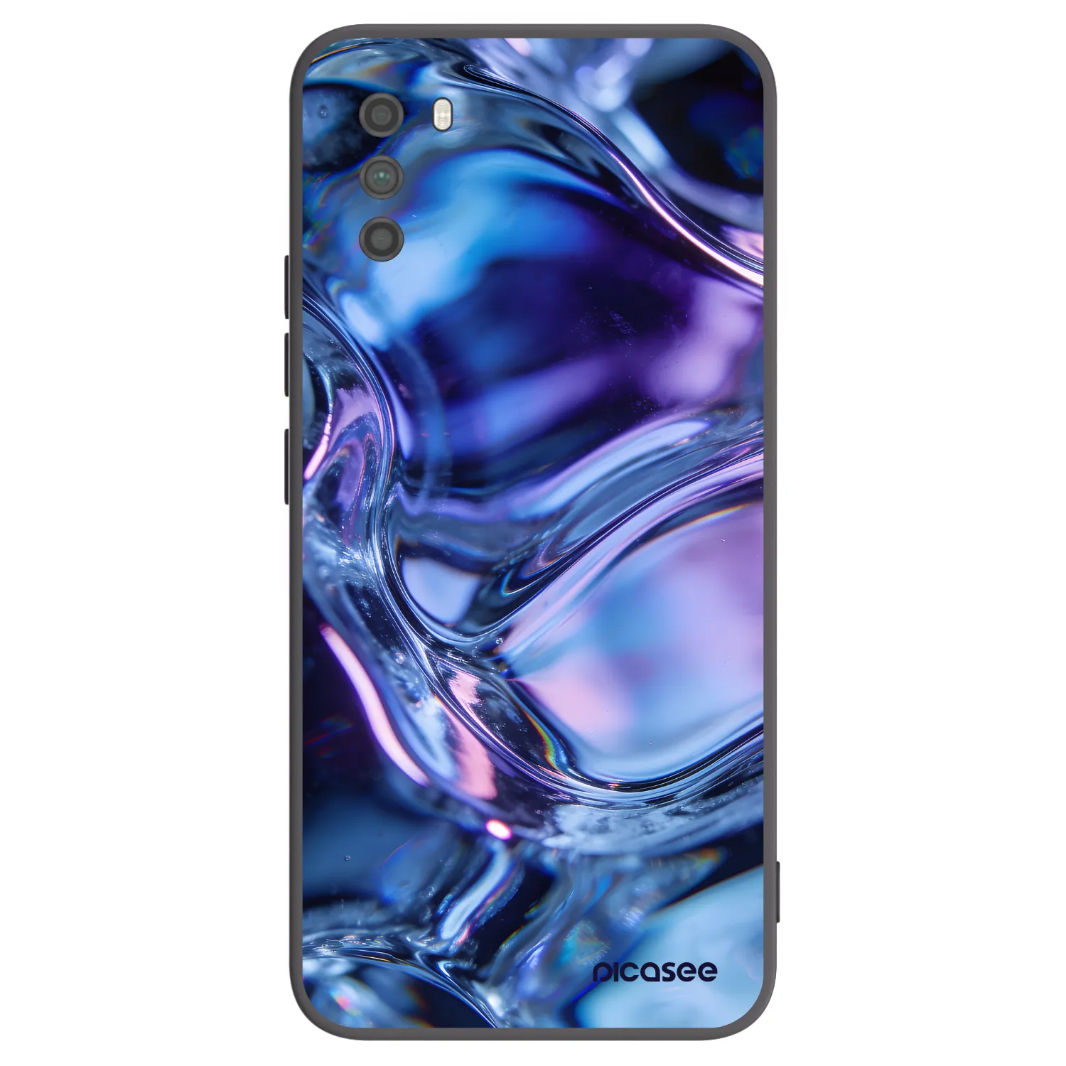 Picasee fekete szilikon tok az alábbi mobiltelefonokra Xiaomi Poco M3 - Iris liquid