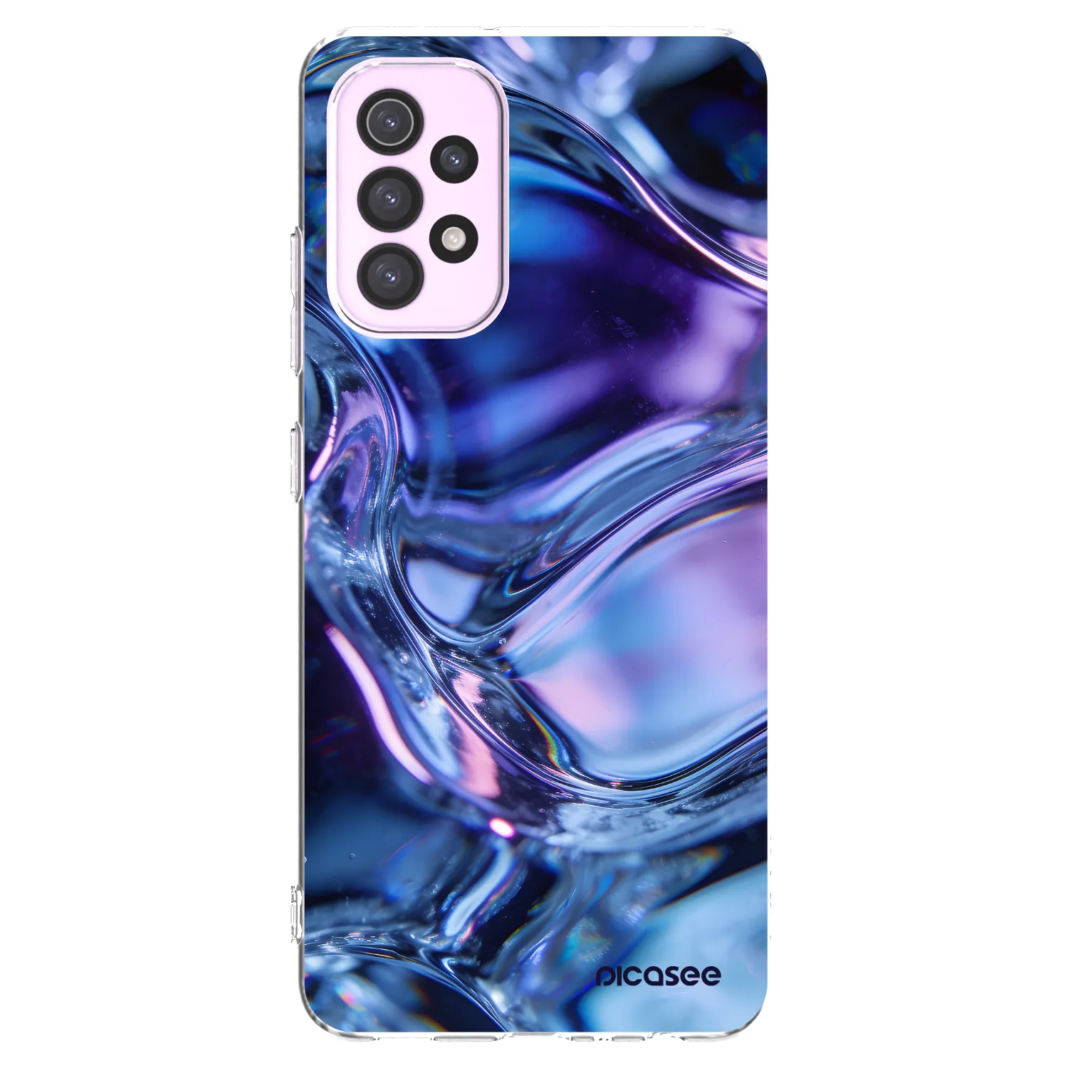 Picasee átlátszó szilikon tok az alábbi mobiltelefonokra Samsung Galaxy A32 5G A326B - Iris liquid