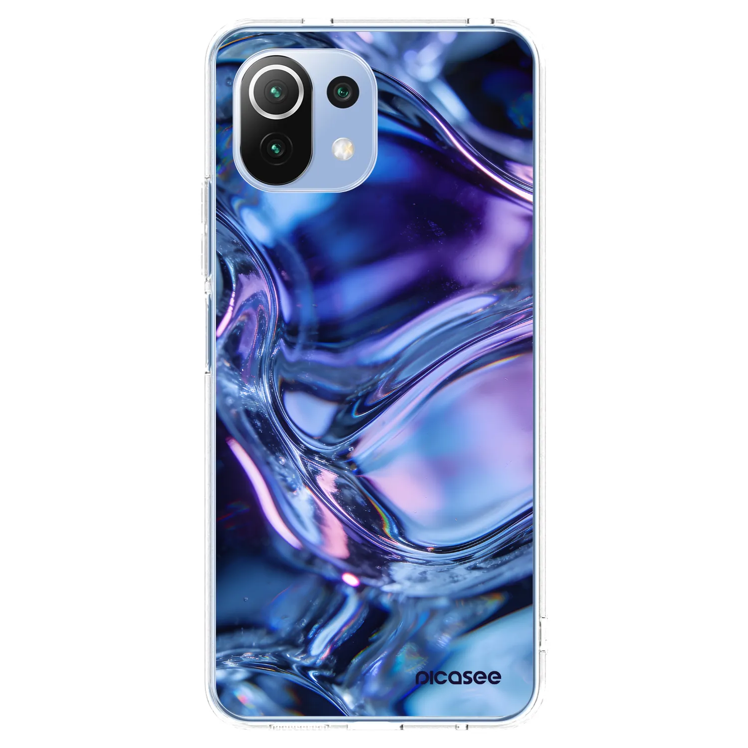Picasee átlátszó szilikon tok az alábbi mobiltelefonokra Xiaomi Mi 11 Lite - Iris liquid