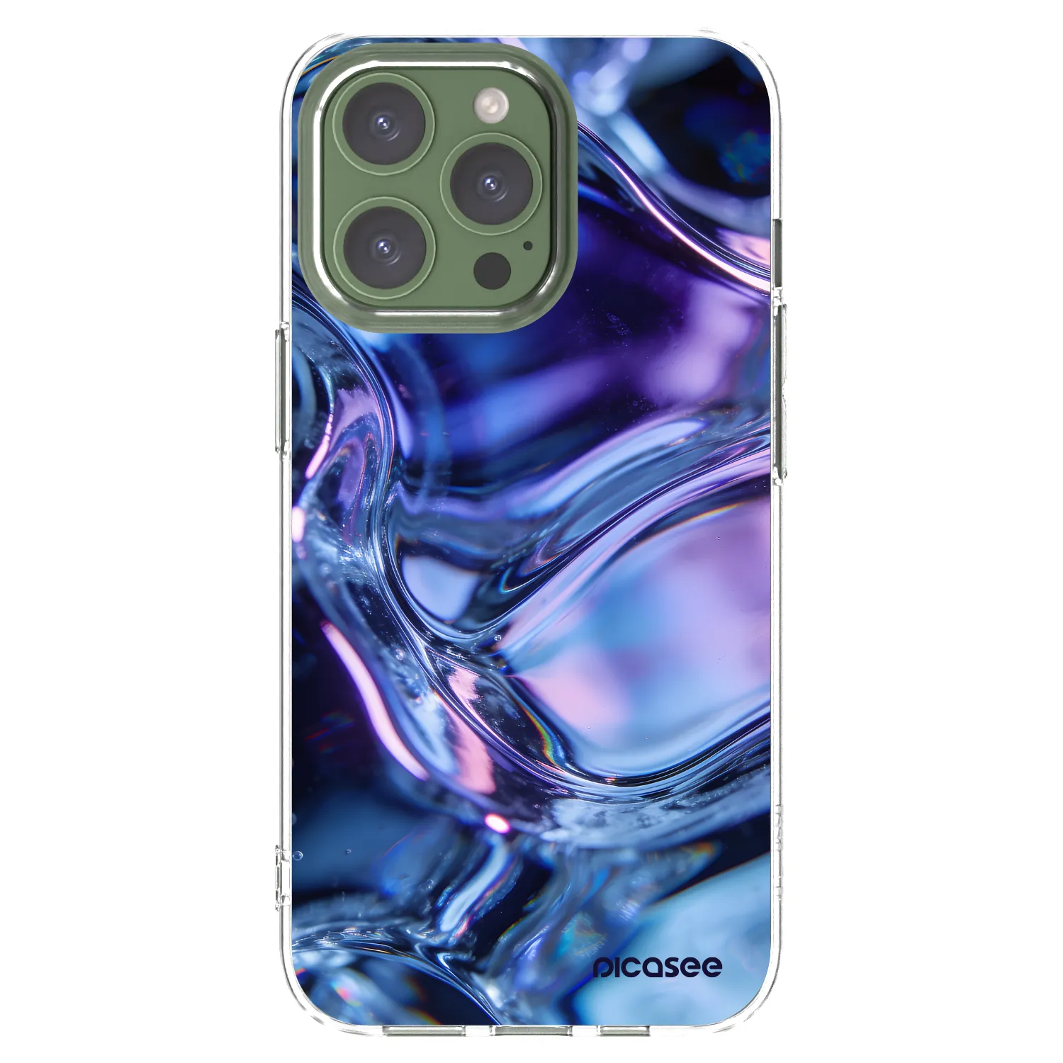 Picasee átlátszó szilikon tok az alábbi mobiltelefonokra Apple iPhone 13 Pro - Iris liquid