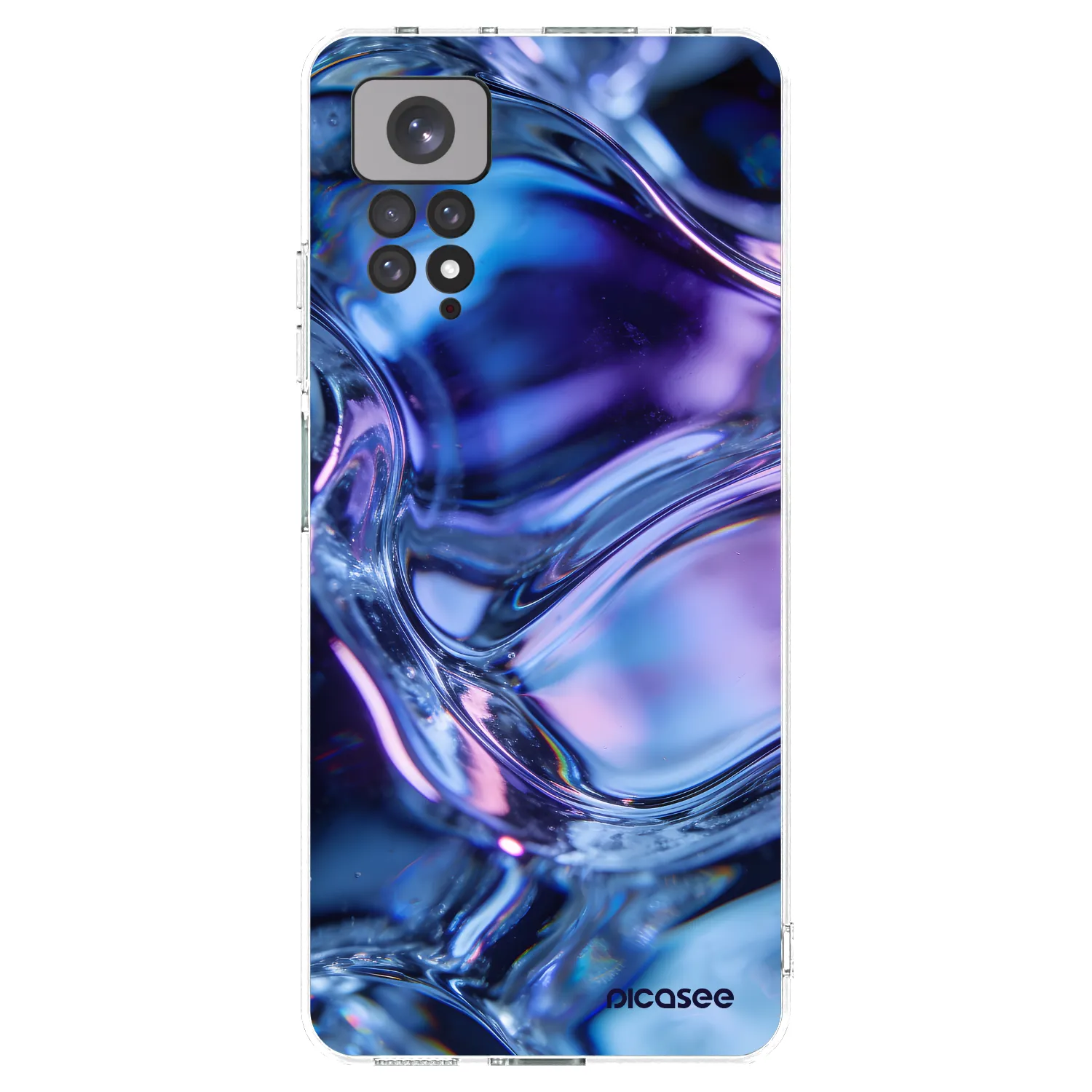Picasee átlátszó szilikon tok az alábbi mobiltelefonokra Xiaomi Redmi Note 11 - Iris liquid