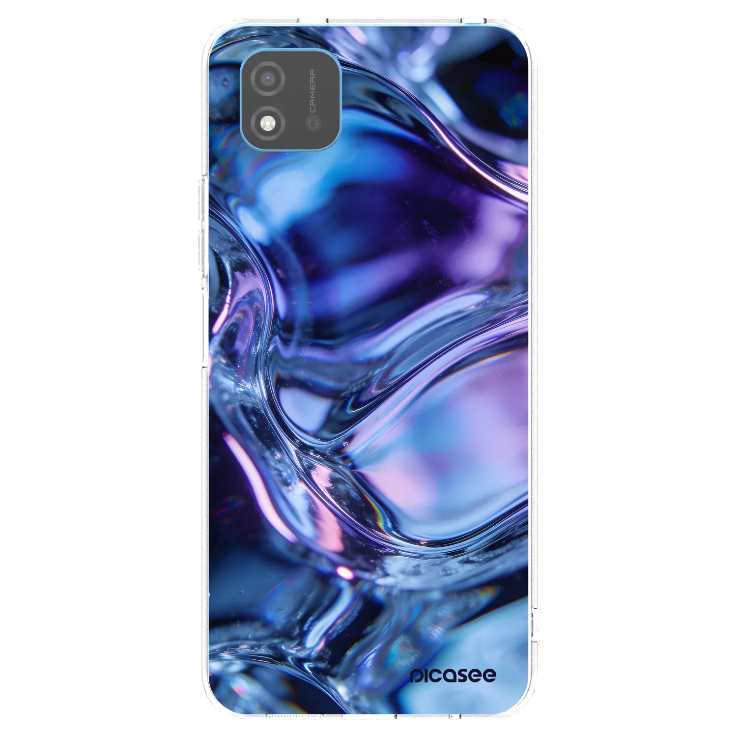 Picasee átlátszó szilikon tok az alábbi mobiltelefonokra Realme C11 (2021) - Iris liquid