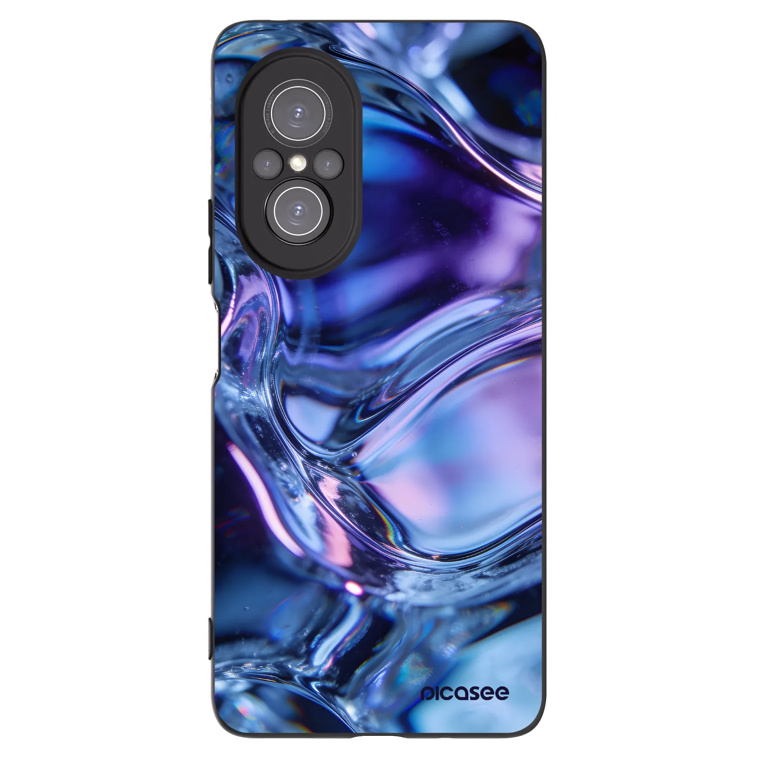 Picasee fekete szilikon tok az alábbi mobiltelefonokra Huawei Nova 9 SE - Iris liquid