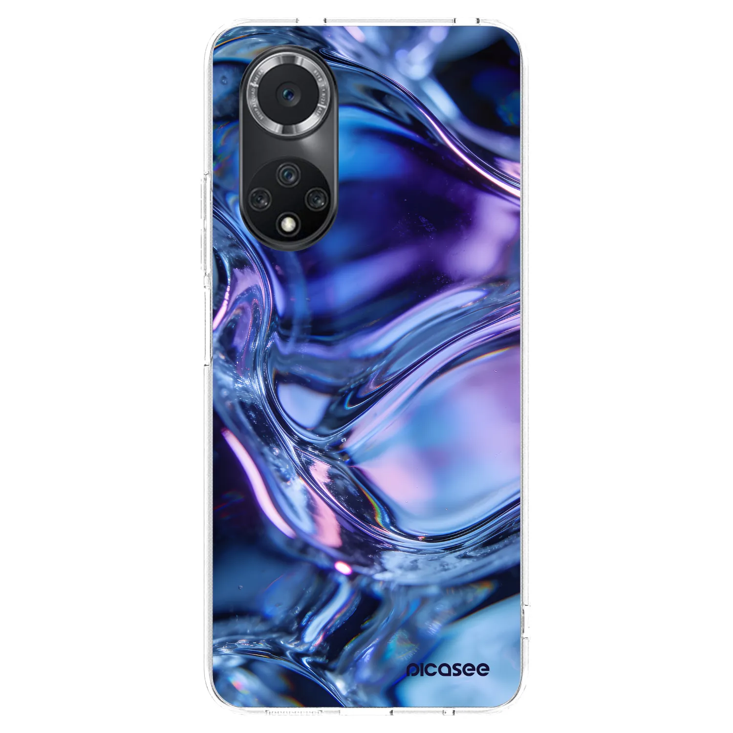 Picasee átlátszó szilikon tok az alábbi mobiltelefonokra Huawei Nova 9 SE - Iris liquid