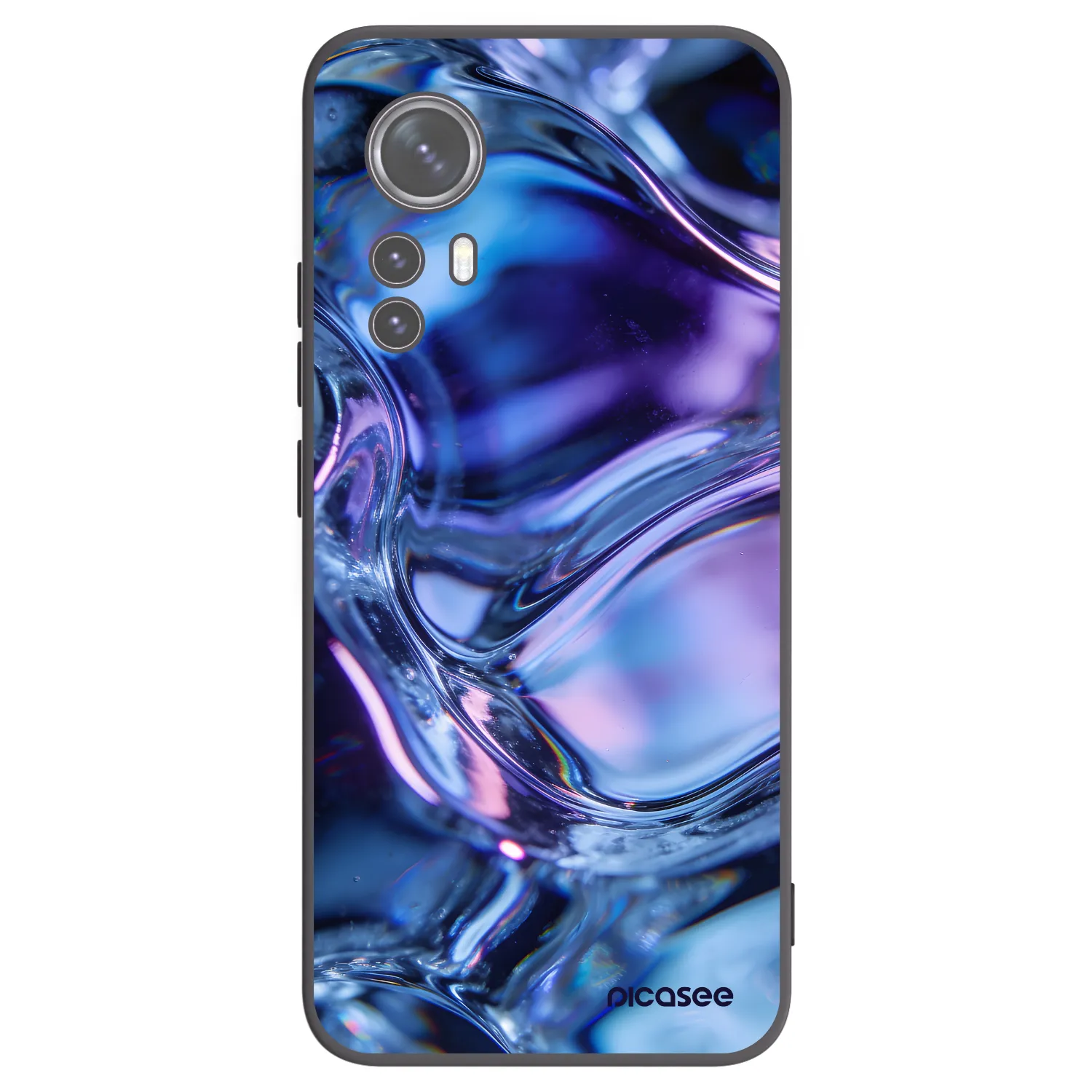 Picasee fekete szilikon tok az alábbi mobiltelefonokra Xiaomi 12 - Iris liquid
