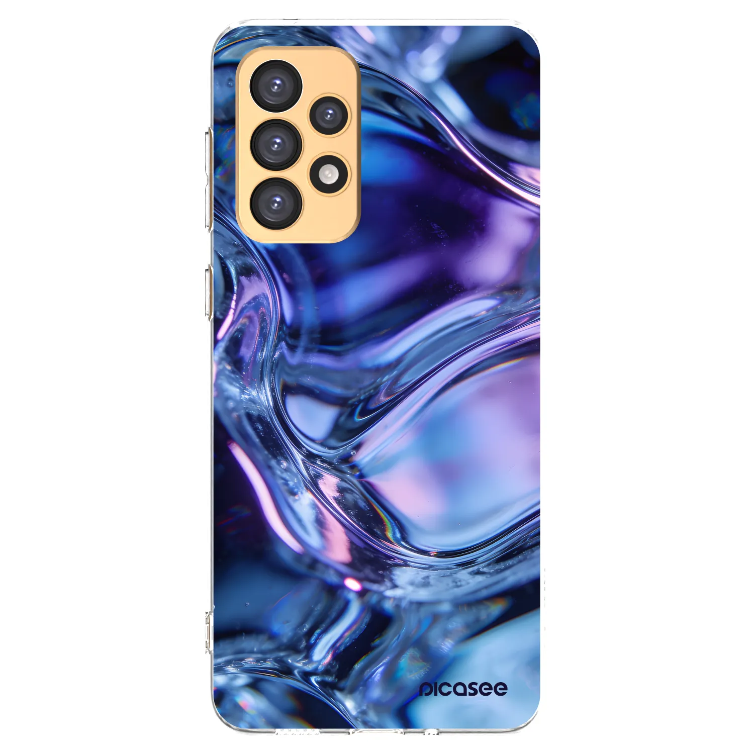 Picasee átlátszó szilikon tok az alábbi mobiltelefonokra Samsung Galaxy A33 5G A336 - Iris liquid