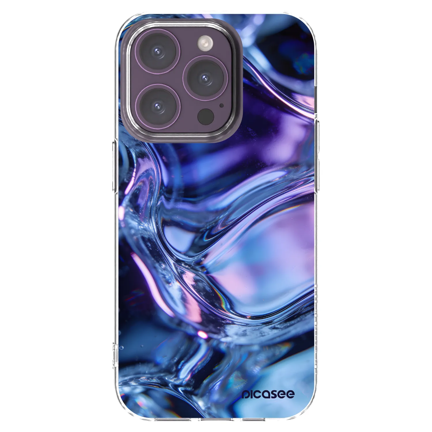 Picasee átlátszó szilikon tok az alábbi mobiltelefonokra Apple iPhone 14 Pro - Iris liquid