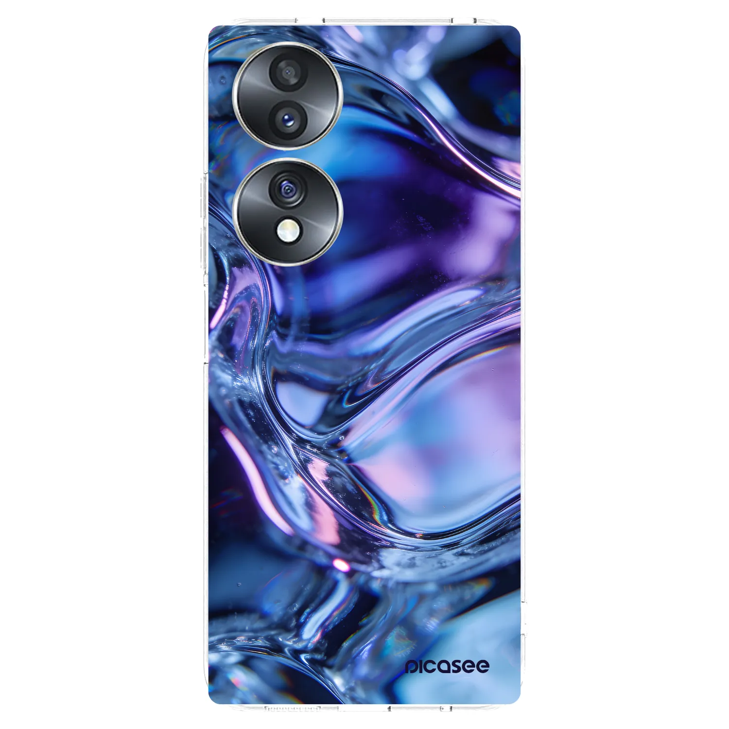 Picasee átlátszó szilikon tok az alábbi mobiltelefonokra Honor 70 - Iris liquid