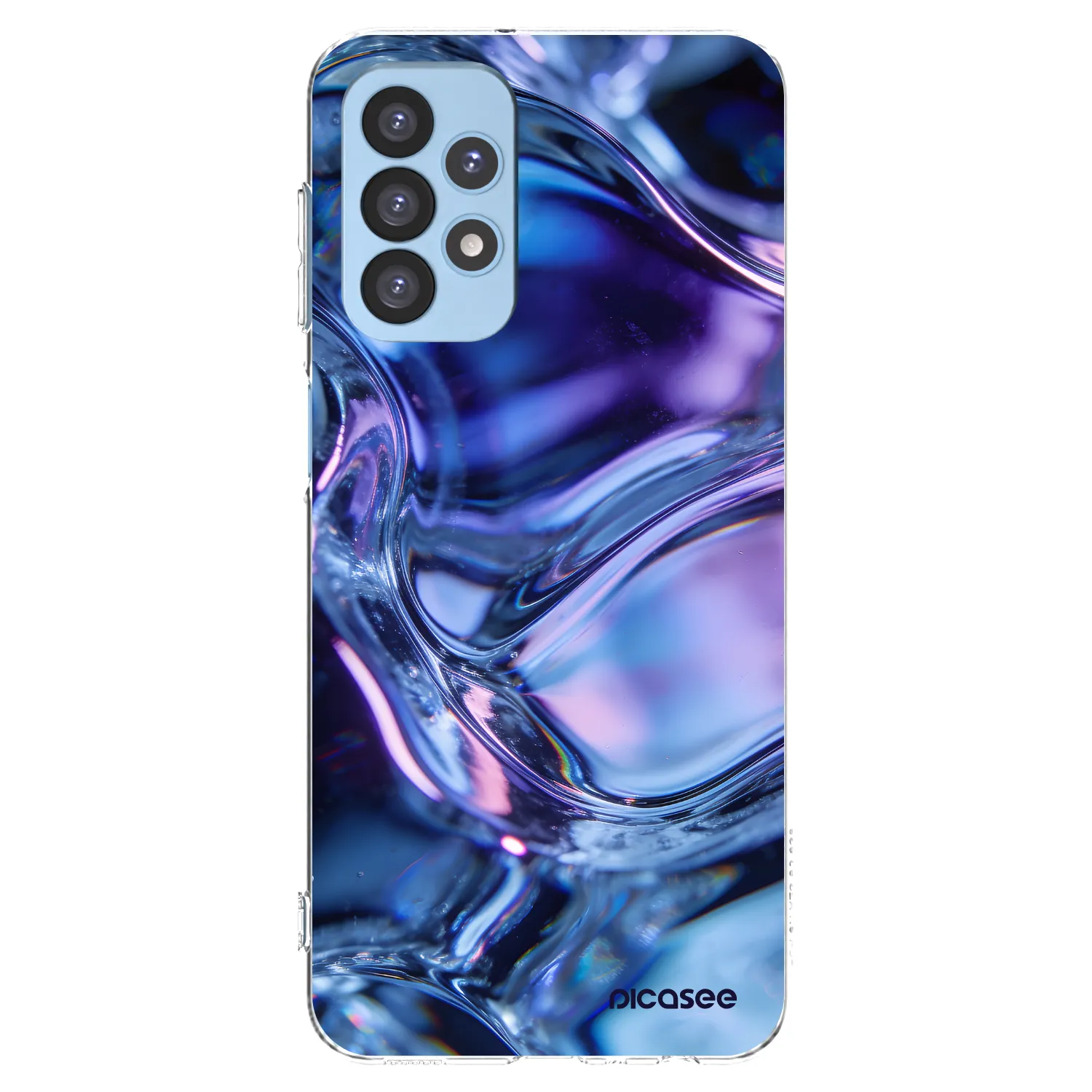 Picasee átlátszó szilikon tok az alábbi mobiltelefonokra Samsung Galaxy A23 A235F 4G - Iris liquid