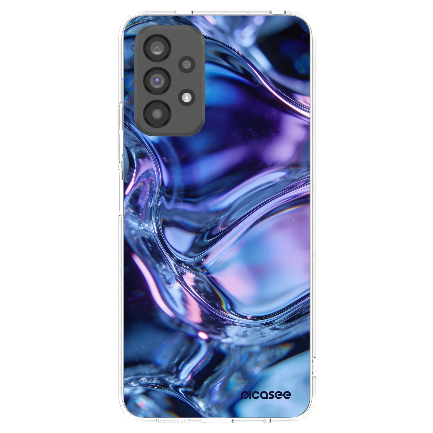 Picasee átlátszó szilikon tok az alábbi mobiltelefonokra Samsung Galaxy A73 5G - Iris liquid