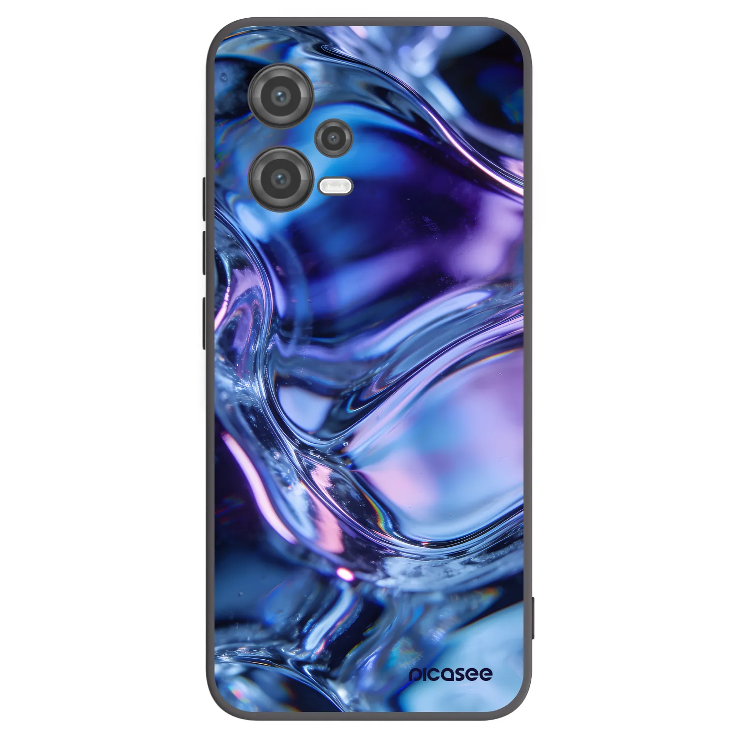 Picasee fekete szilikon tok az alábbi mobiltelefonokra Xiaomi Poco X5 - Iris liquid