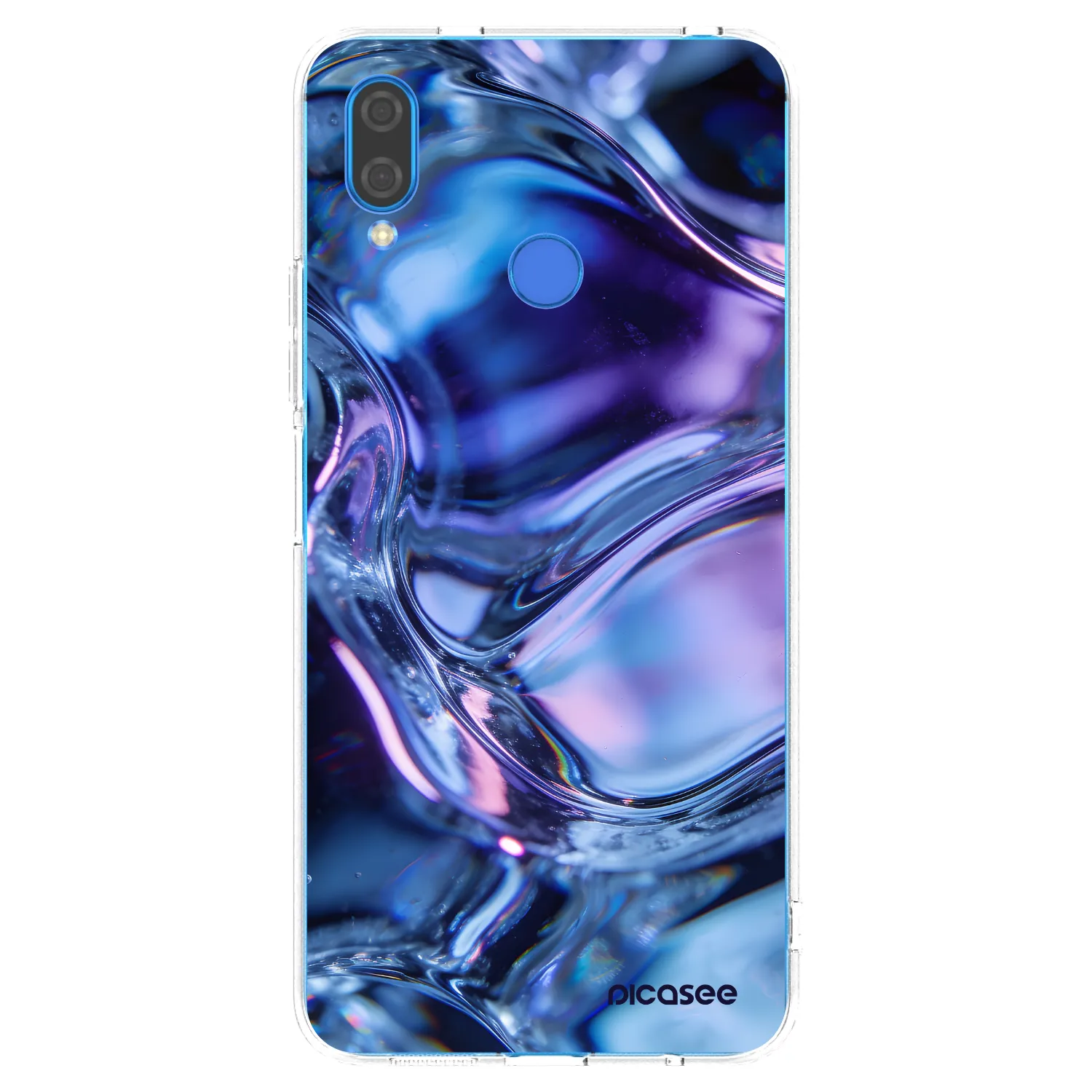 Picasee átlátszó szilikon tok az alábbi mobiltelefonokra Huawei Nova 3i - Iris liquid