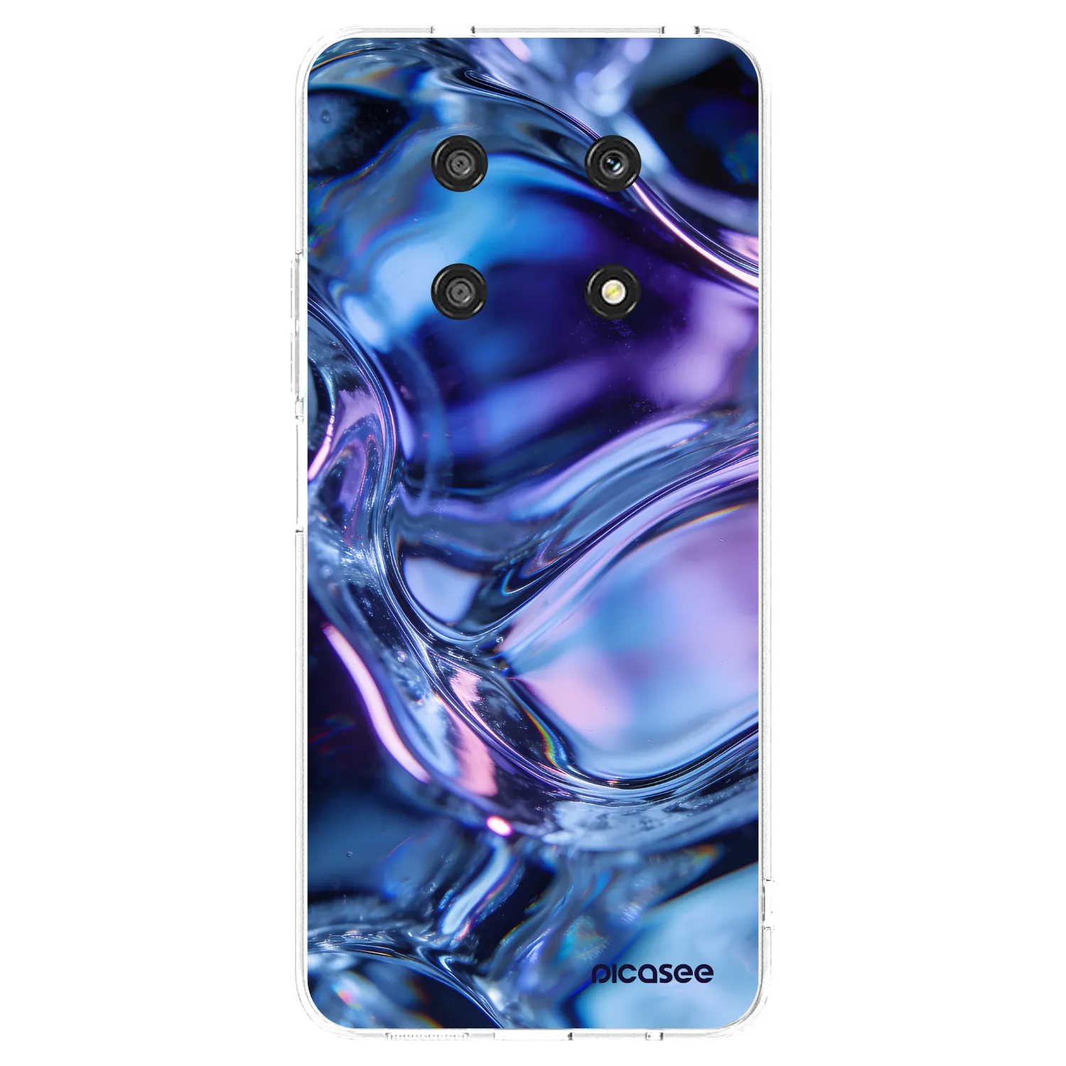 Picasee átlátszó szilikon tok az alábbi mobiltelefonokra Honor Magic4 Lite 5G - Iris liquid